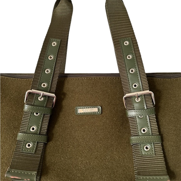 KENNETH COLE Large Moss Green Adjustable Handbag - Picture 5 of 8